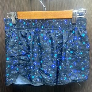 Victoria's Secret Black and Blue Athletic Shorts with Elastic Waistband